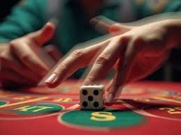 Tampilan studio Sic Bo dengan dealer dan pemain online